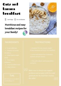 Read more about the article Oats and Banana Breakfast